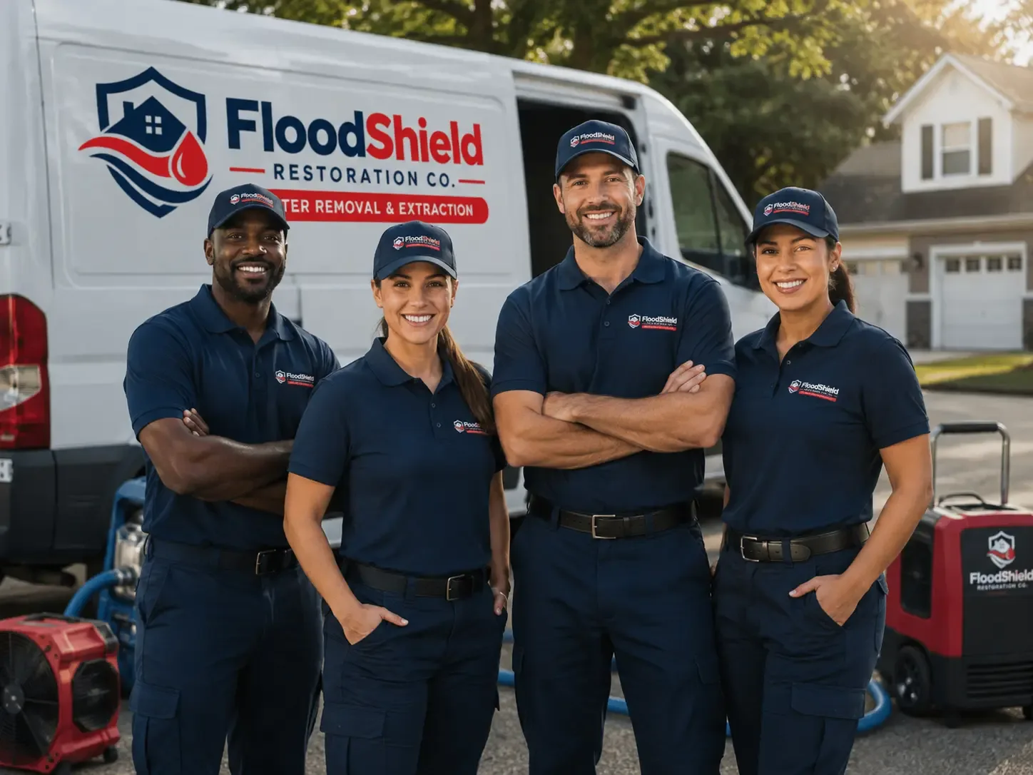 Flood Damage Restoration company in Midfield, TX